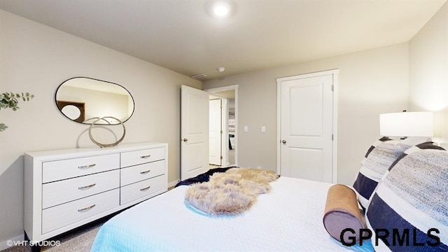 11502 Port Royal Dr, Papillion, NE 68046 - bedroom featuring dark carpet