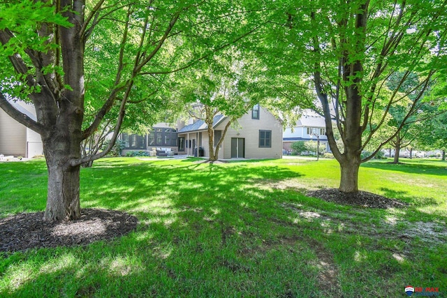 view of yard featuring a patio