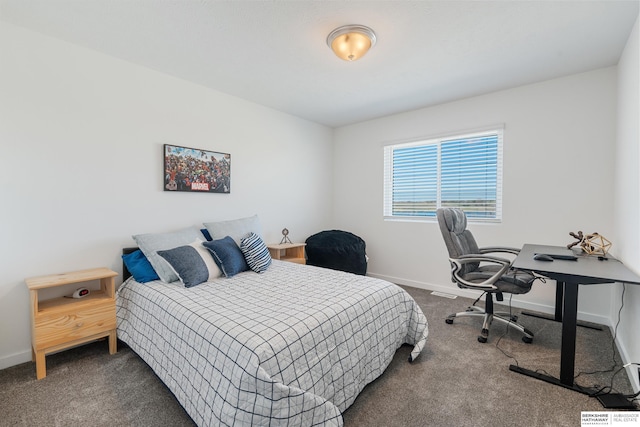 6315 N Hws Cleveland Blvd, Omaha, NE 68116 - bedroom featuring dark carpet and baseboards