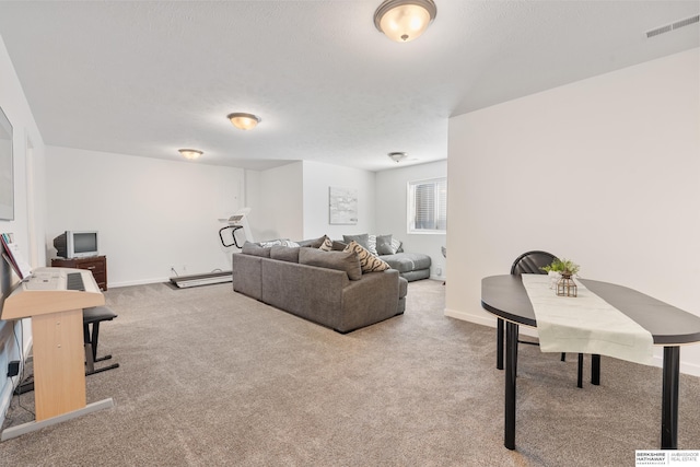 6315 N Hws Cleveland Blvd, Omaha, NE 68116 - living area featuring carpet floors, visible vents, and baseboards