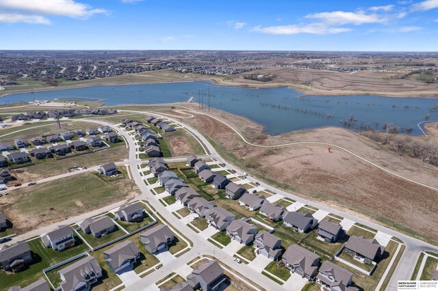 6315 N Hws Cleveland Blvd, Omaha, NE 68116 - aerial view with a residential view and a water view