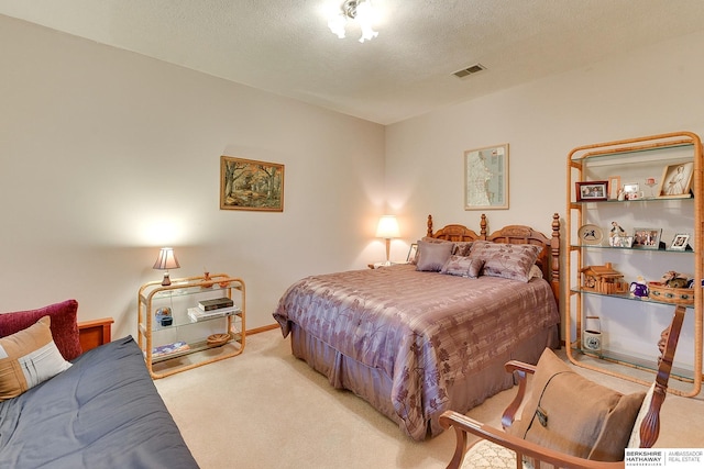 bedroom featuring carpet