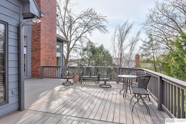 view of deck