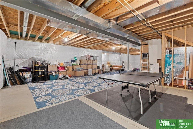 view of game room