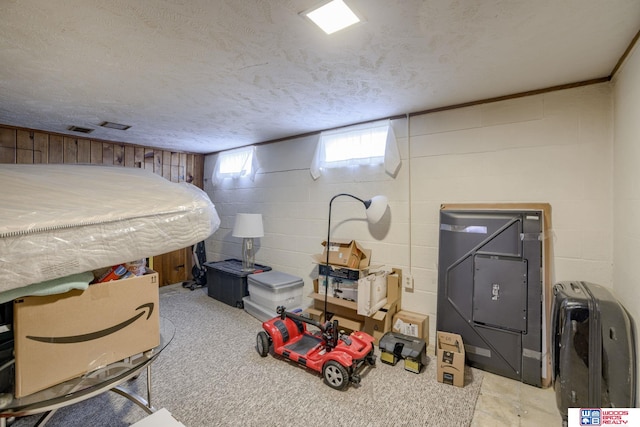 4821-31-41 Colfax Ave, Lincoln, NE 68504 - bedroom featuring concrete block wall