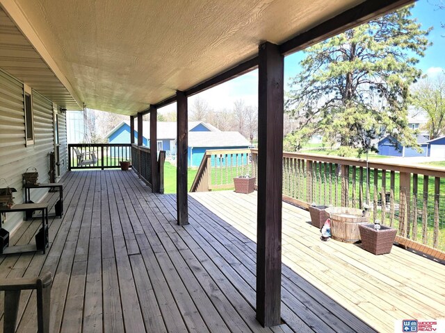 1321 Frances St, Goehner, NE 68364 - view of wooden deck
