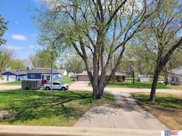 1321 Frances St, Goehner, NE 68364 - exterior space featuring driveway and a residential view