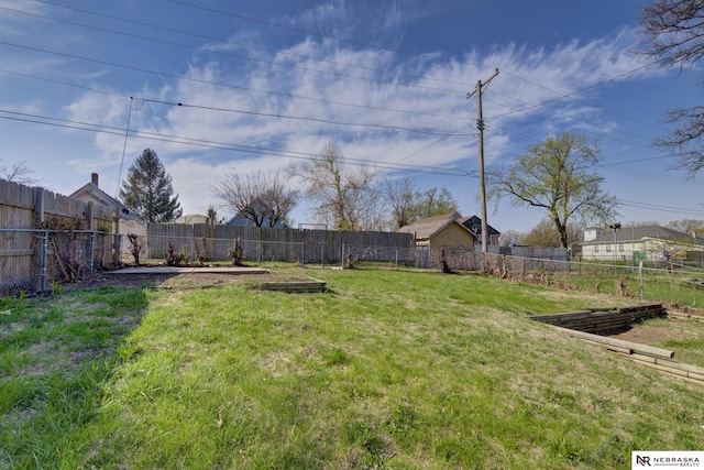 2725 Monroe St, Omaha, NE 68107 - view of yard with a fenced backyard