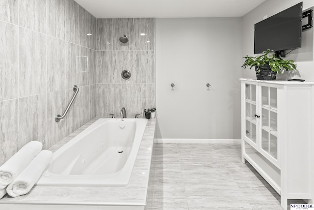 bathroom with baseboards