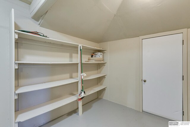 view of storage
