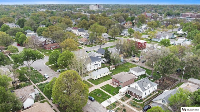 1029 Rose St, Lincoln, NE 68502 - aerial perspective of suburban area