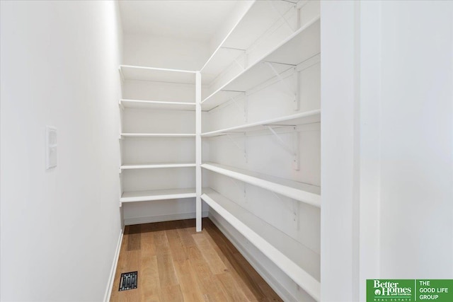 storage area featuring visible vents