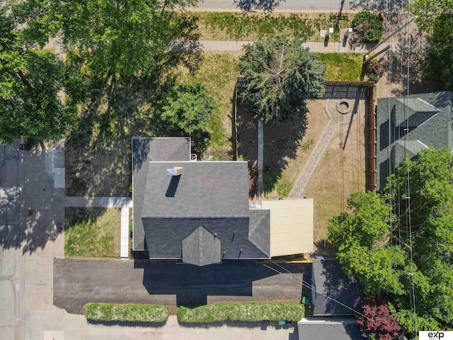 view of subject property