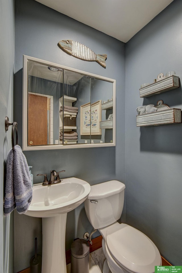 bathroom with toilet