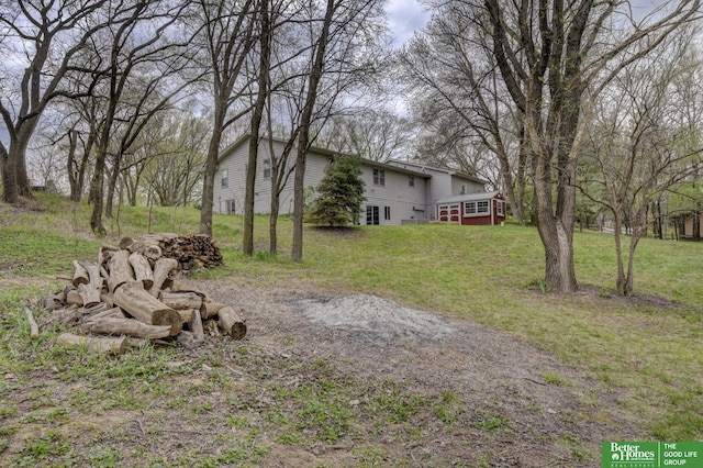 view of yard