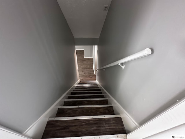 view of stairway