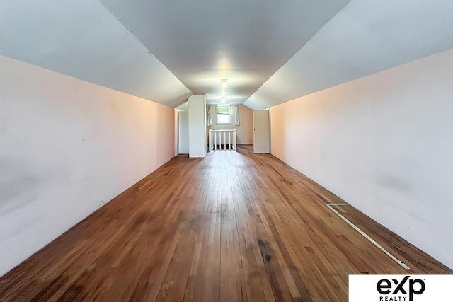 5238 S 20th St, Omaha, NE 68107 - additional living space featuring wood-type flooring and lofted ceiling
