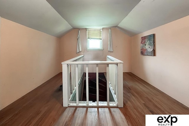 5238 S 20th St, Omaha, NE 68107 - additional living space with wood finished floors and lofted ceiling