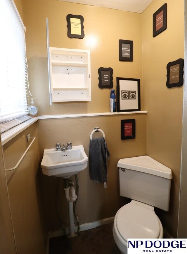 bathroom with toilet