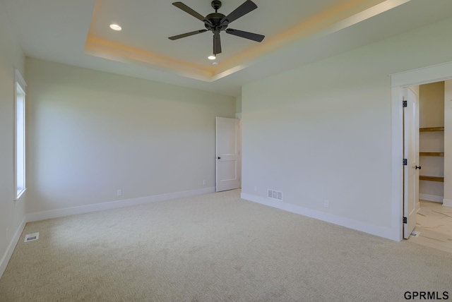20806 Boulder St, Gretna, NE 68028 - empty room with recessed lighting, visible vents, and baseboards