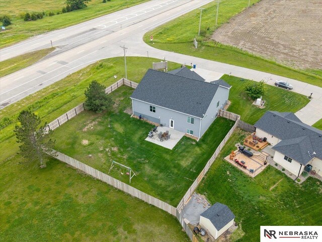 708 Sunset Blvd, Palmyra, NE 68418 - aerial view of property and surrounding area