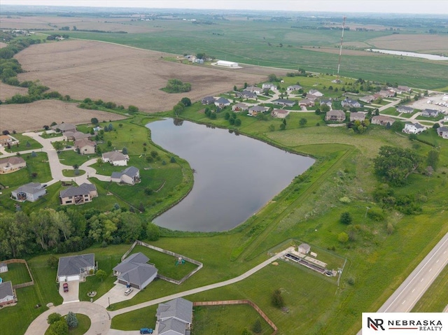 708 Sunset Blvd, Palmyra, NE 68418 - aerial view of property and surrounding area with a nearby body of water and nearby suburban area