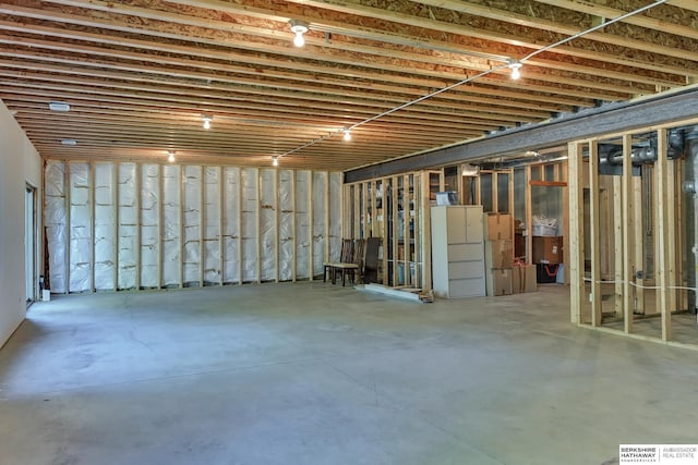 view of basement