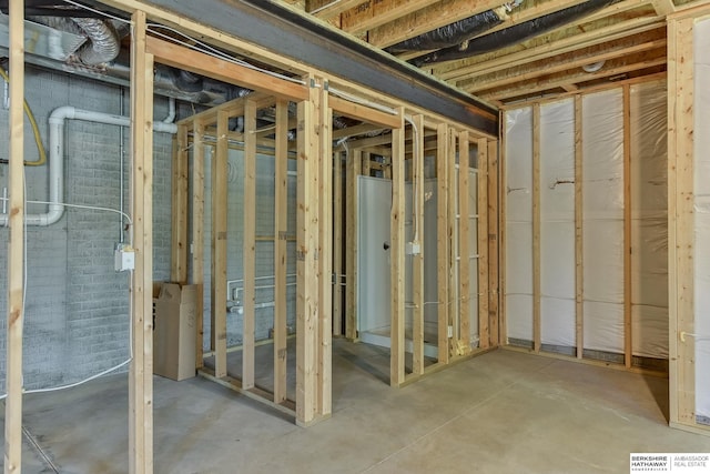 miscellaneous room featuring concrete floors