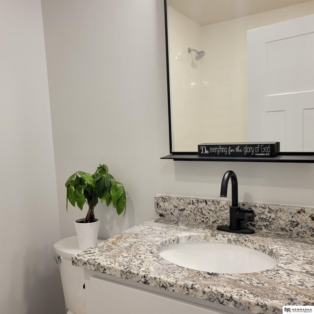 129 E 5th St, Valparaiso, NE 68065 - bathroom featuring vanity and toilet