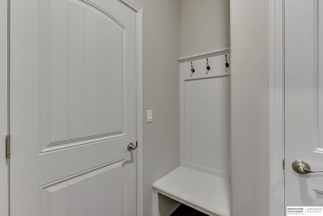 view of mudroom