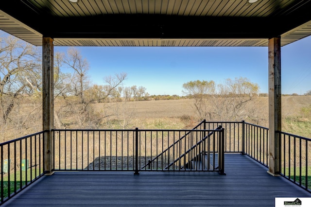 view of deck