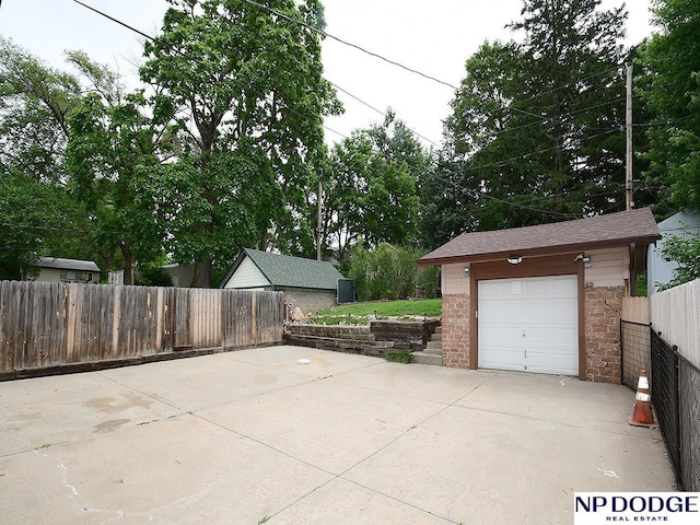 3615 N 60th St, Omaha, NE 68104 - garage featuring driveway