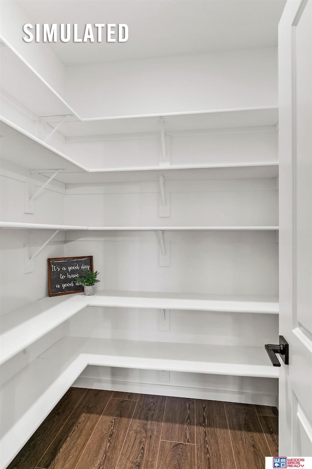 view of pantry