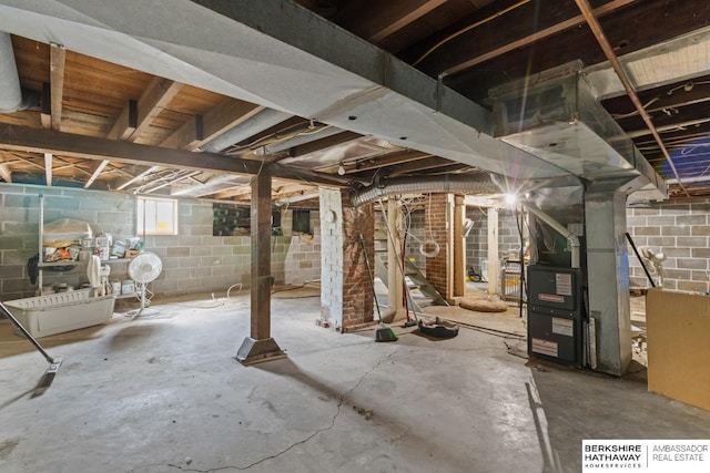 6301 SW 34th Ct, Lincoln, NE 68523 - below grade area with heating unit