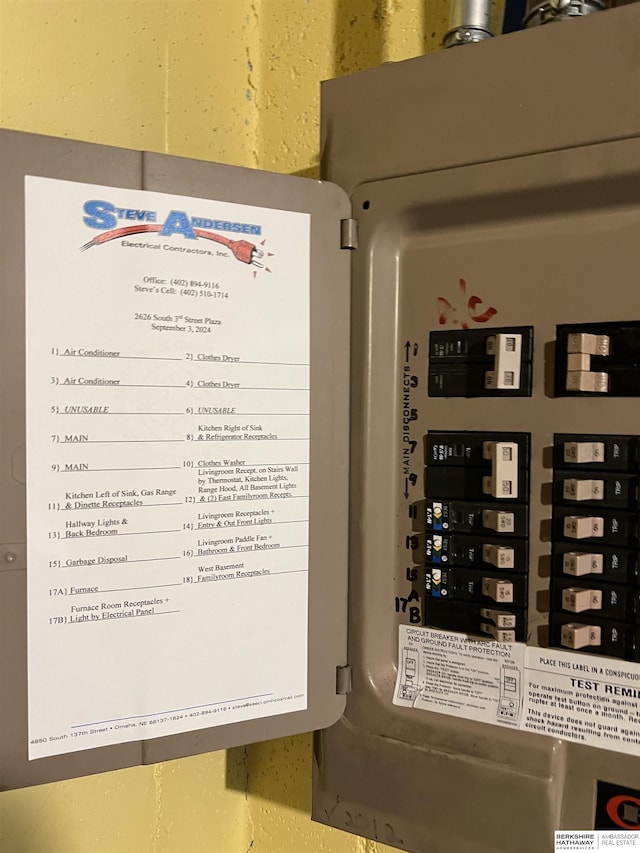 view of utility room
