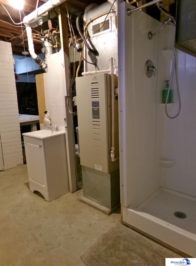 utility room featuring visible vents