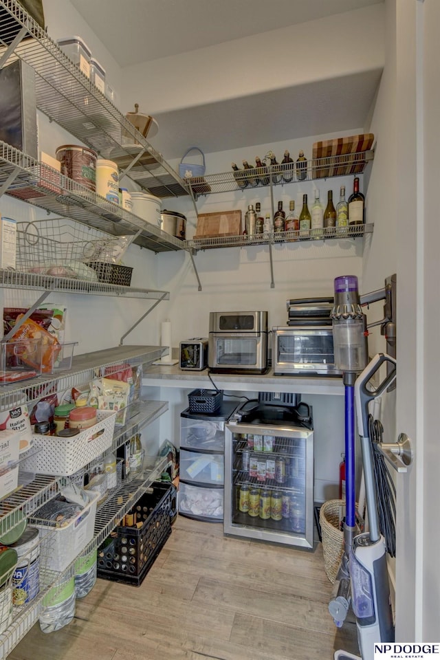 view of storage area