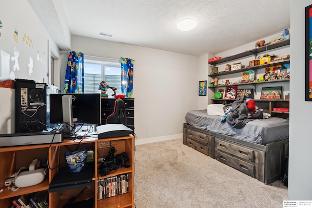 17026 Emma St, Bennington, NE 68007 - bedroom with baseboards, carpet flooring, and visible vents