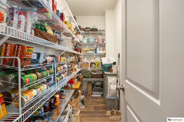view of pantry