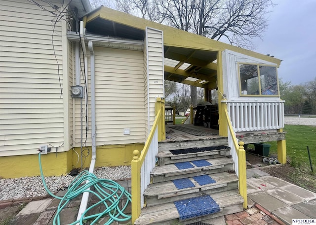 view of entrance to property