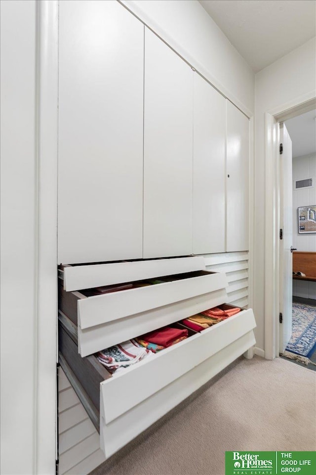 closet with visible vents