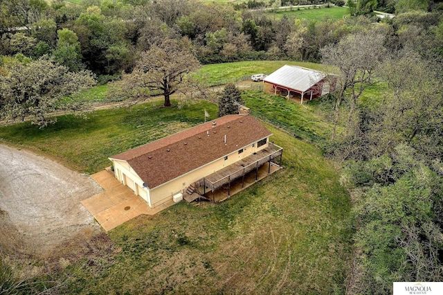 drone / aerial view