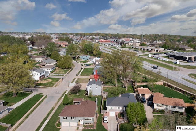birds eye view of property featuring a residential view