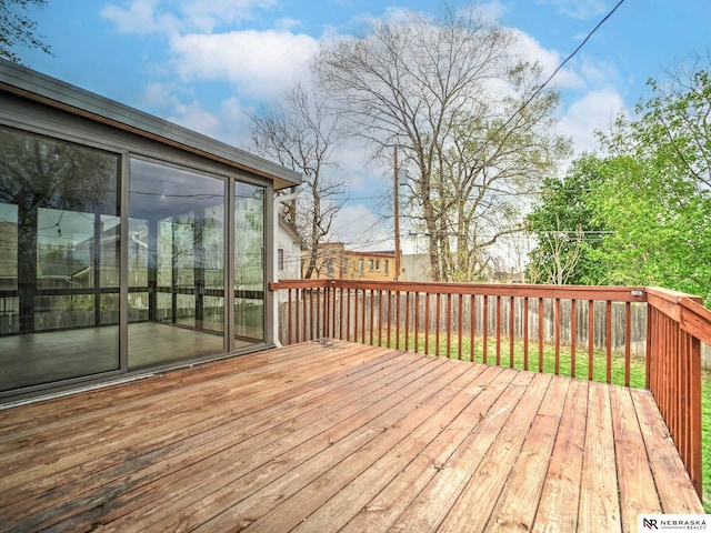 view of deck