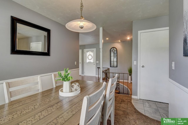 view of dining area