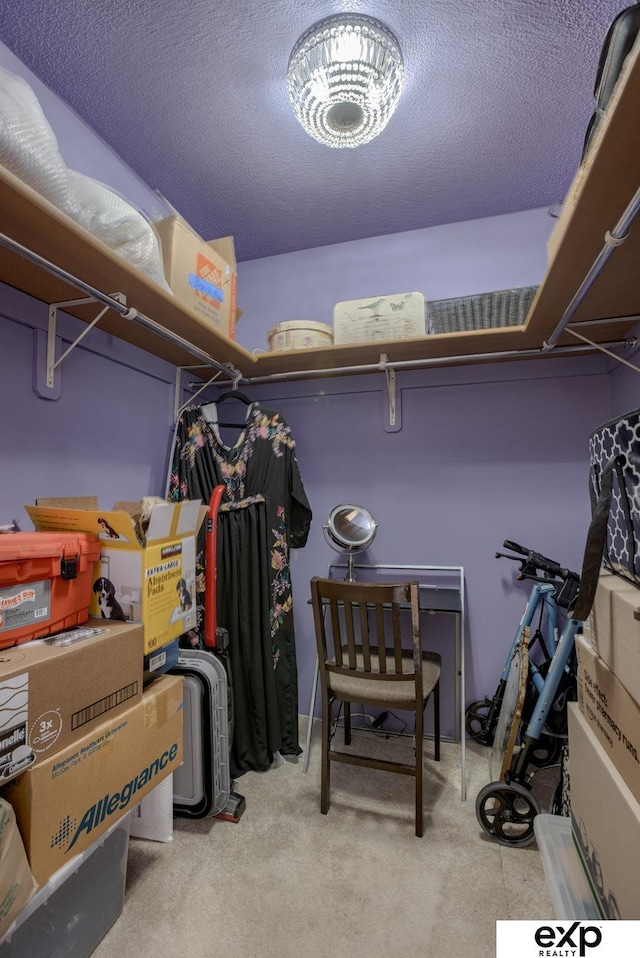 view of storage room