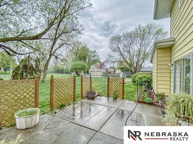 view of patio with fence
