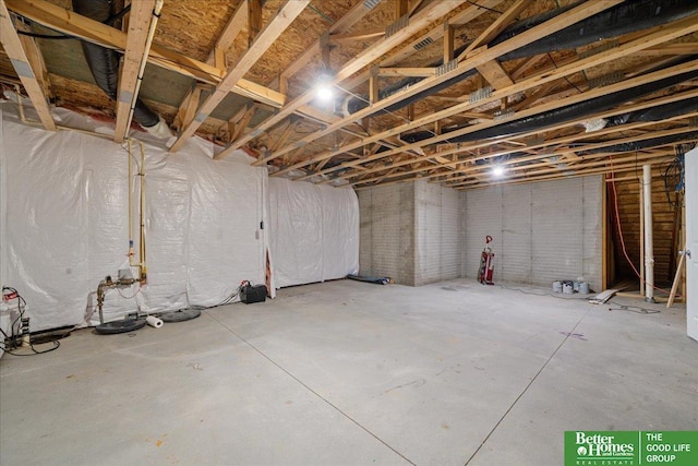 7714 S 167th St, Omaha, NE 68136 - view of unfinished basement