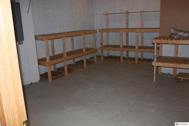 storage with electric panel