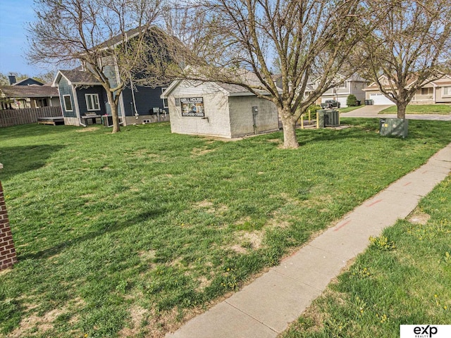 view of yard